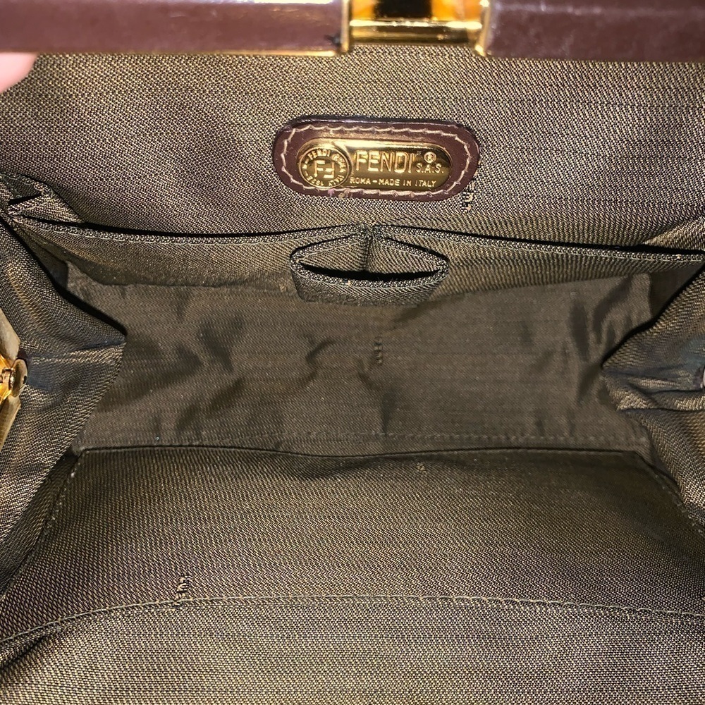 FENDI Vintage Leather Baquette Bag - Picture 10 of 16